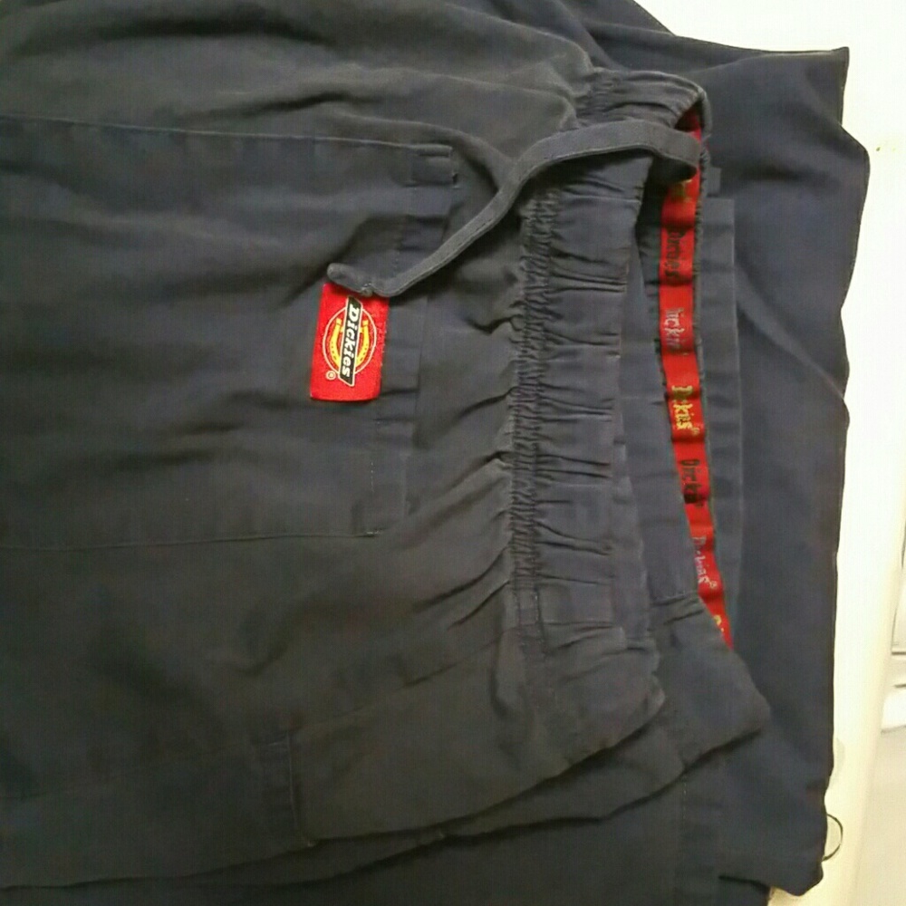 Navy blue scrub pants